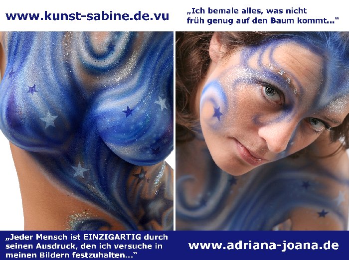 933 Bodypainting mit Adriana Joana Roeper